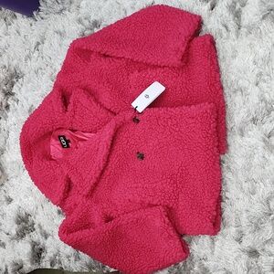 UGG pink teddy coat